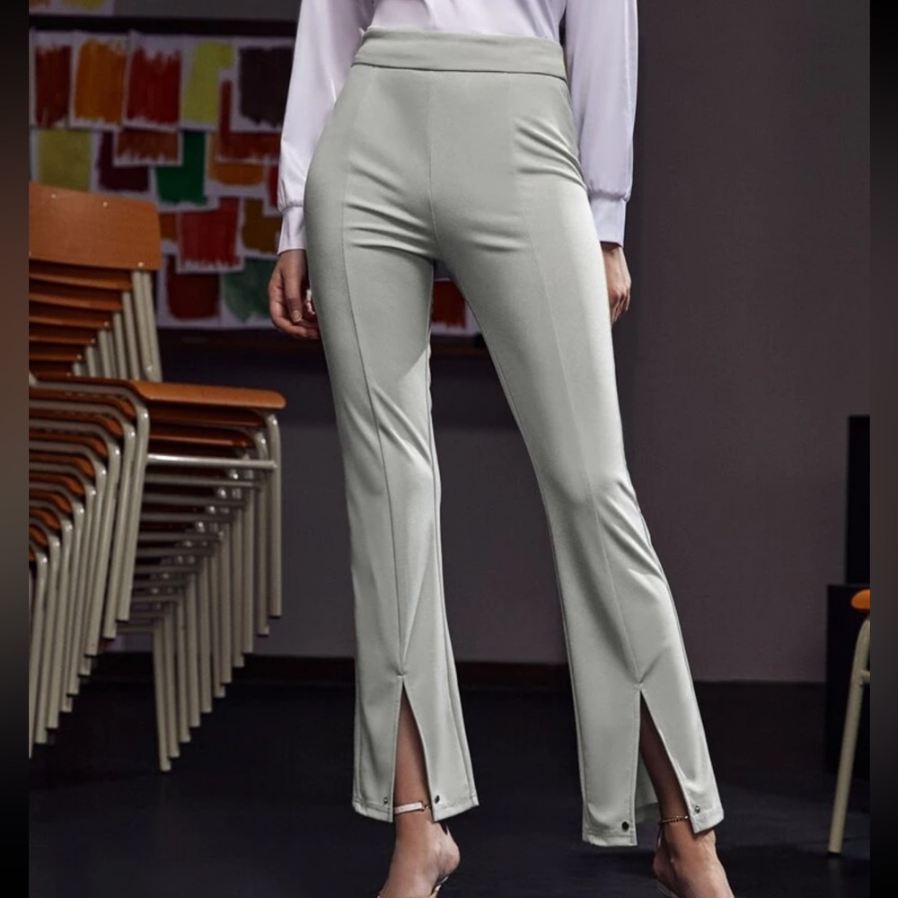 SHEIN HIGH WAISTED FLARE PANTS